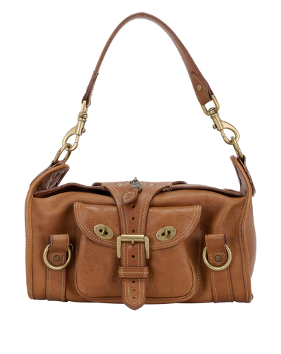 Alana Shoulder Bag, &pound;310, Handbags, Tan, Leather, Front view